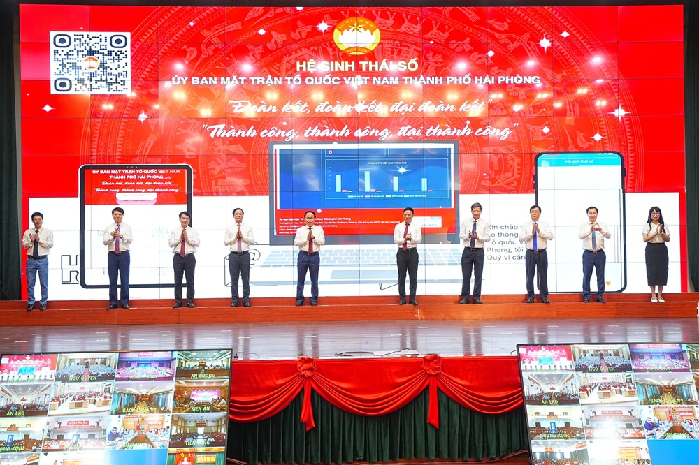 Hệ sinh thái số đóng vai trò kết nối thông tin giữa các cấp Mặt trận, giữa Mặt trận với các cơ quan nhà nước và các tổ chức thành viên