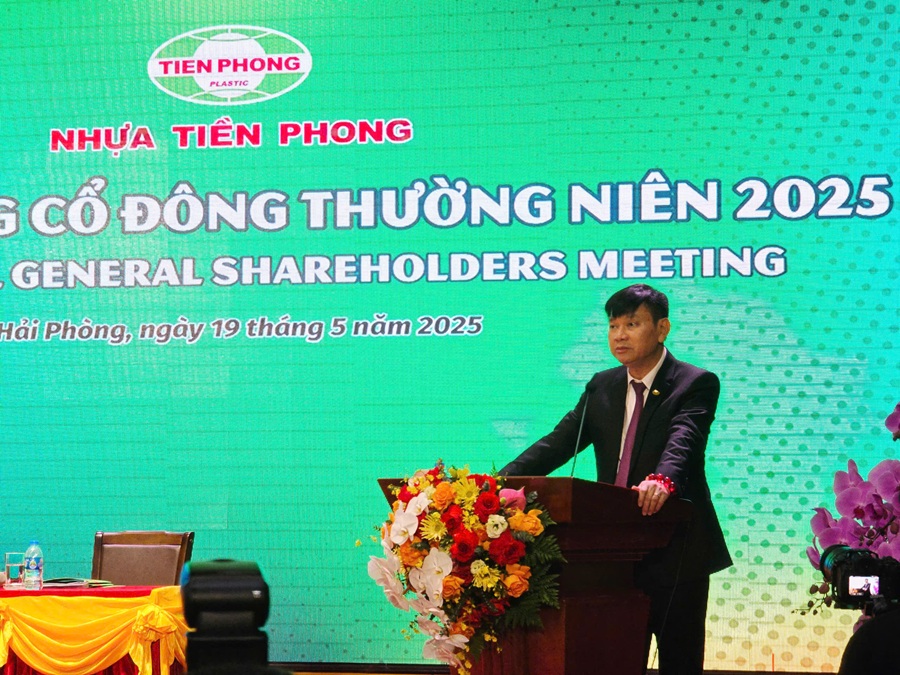 Ông Đặng Quốc Dũng, Chủ tịch HĐQT Công ty Nhựa Tiền Phong nhấn mạnh, kết quả kinh doanh năm 2024 đạt mức cao nhất đã khẳng định được bản lĩnh của doanh nghiệp hàng đầu trong ngành nhựa xây dựng tại Việt Nam