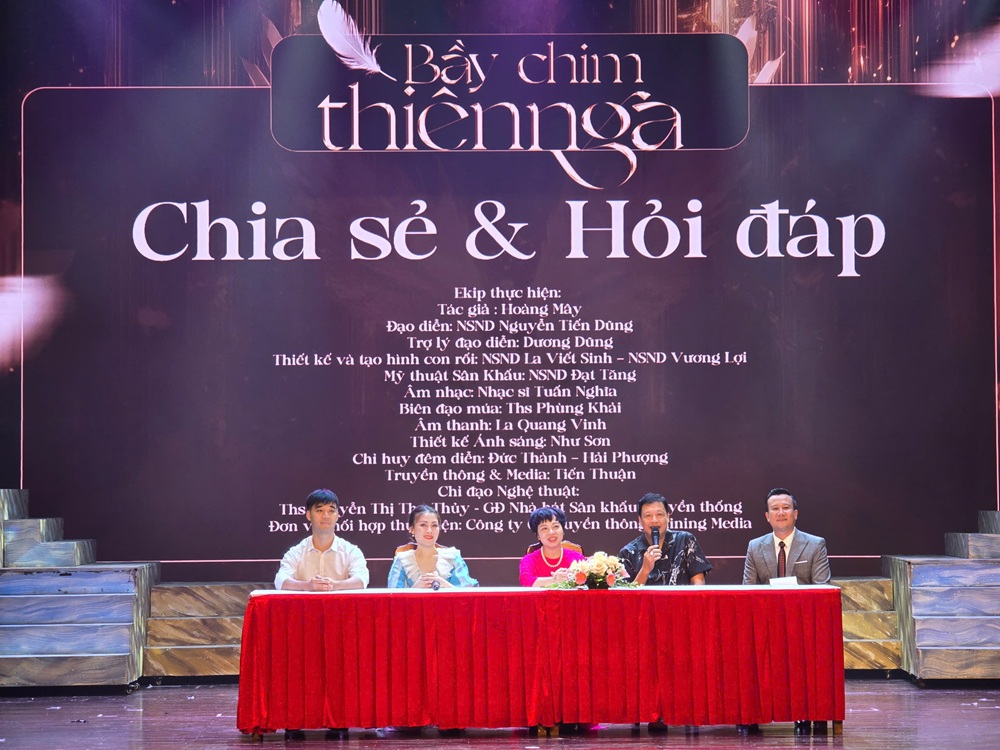 Buổi họp báo ra mắt vở diễn Bầy chim Thiên Nga