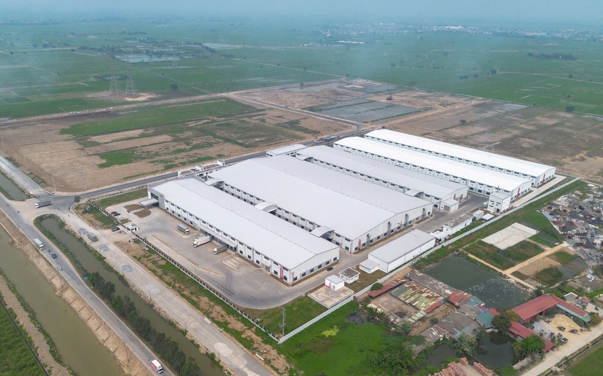 CCN Đoàn Tùng 2 ở huyện Thanh Miện (Hải Dương) đã hoàn thành trên 90% hạ tầng, sẵn sàng thu hút đầu tư. Ảnh: Đỗ Quyết