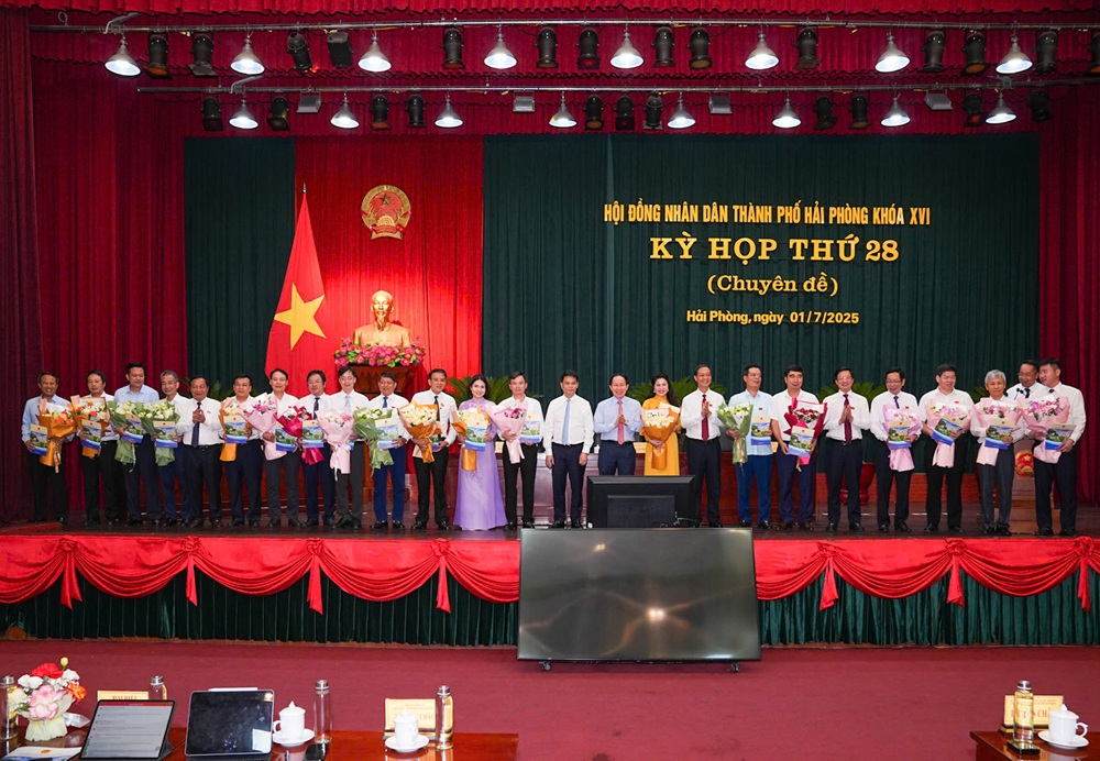 Các lãnh đạo sở, ngành, ban thuộc UBND - HĐND TP Hải Phòng được bổ nhiệm chiều 1/7