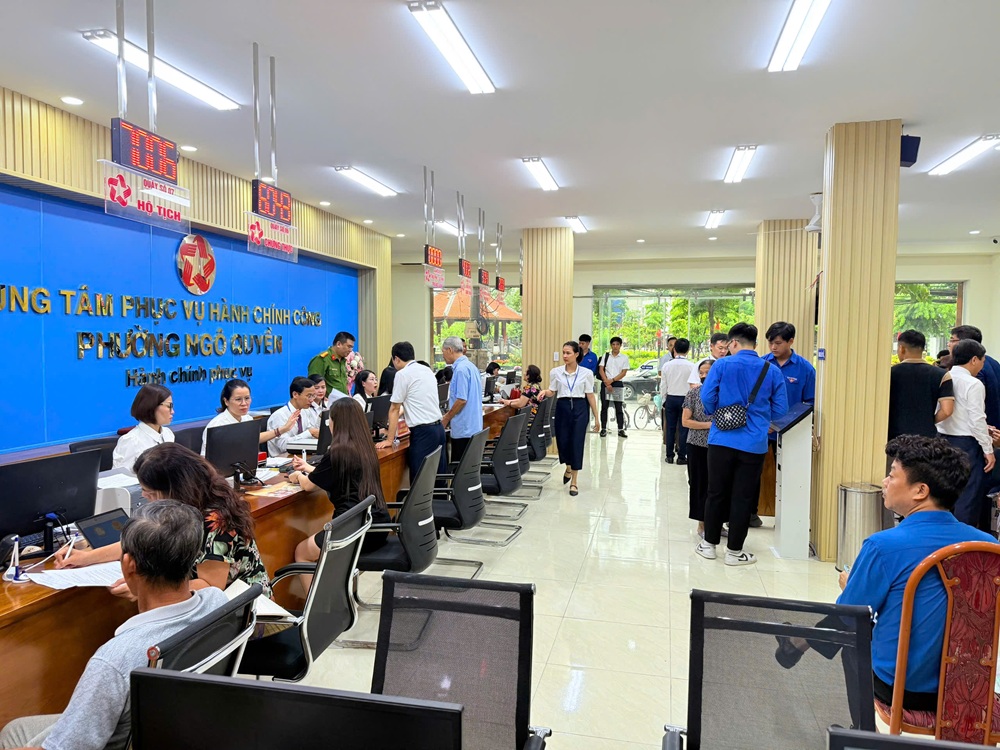 Trung tâm phục vụ hành chính công phường Ngô Quyền