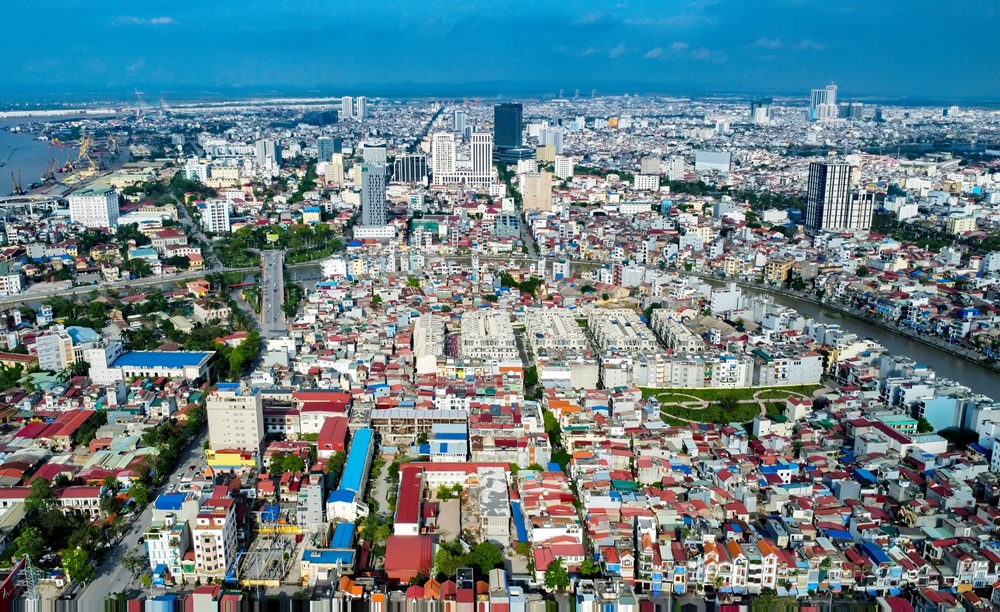 Một góc đô thị phường Hồng Bàng. Ảnh: Hồng Phong