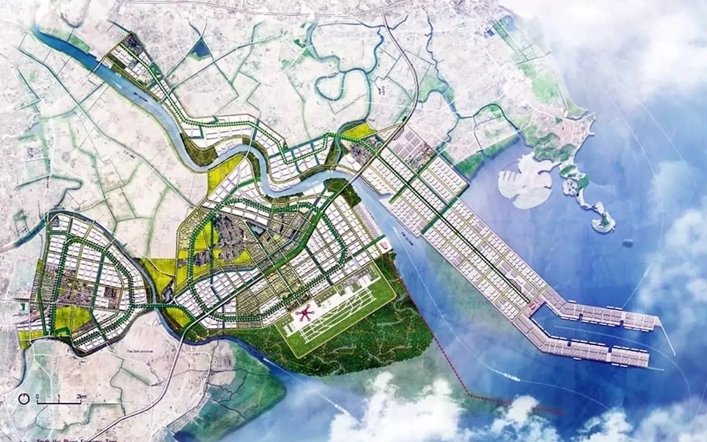 Khu kinh tế ven biển phía Nam có diện tích khoảng 20.000 ha được định hướng đến năm 2030 sẽ trở thành động lực chủ đạo của nền kinh tế Hải Phòng