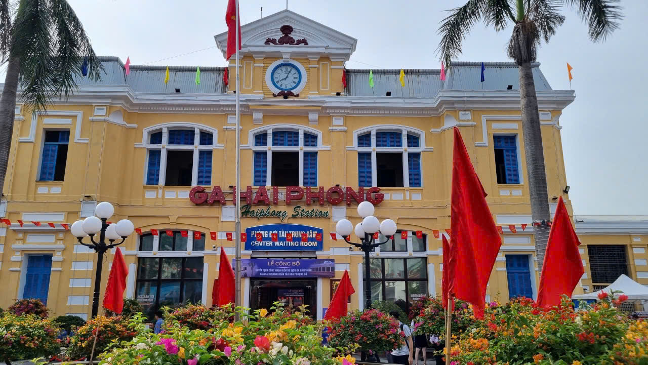 Ga Hải Phòng là điểm du lịch thứ 12 của Thành phố