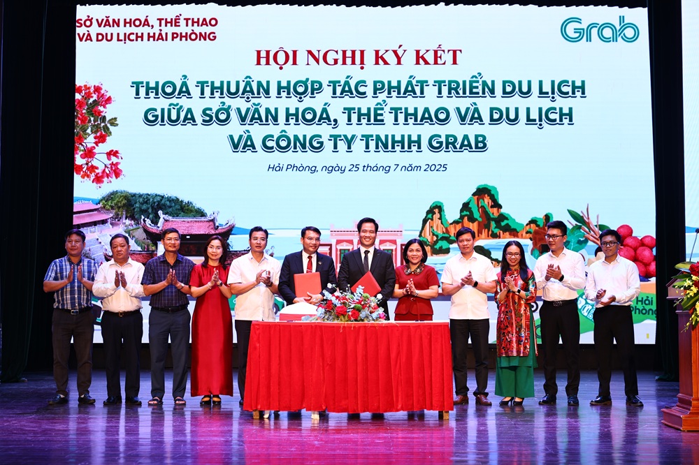 Sở Văn hóa, Thể thao và Du lịch Hải Phòng ký kết thỏa thuận hợp tác phát triển du lịch với Công ty Grab Việt Nam