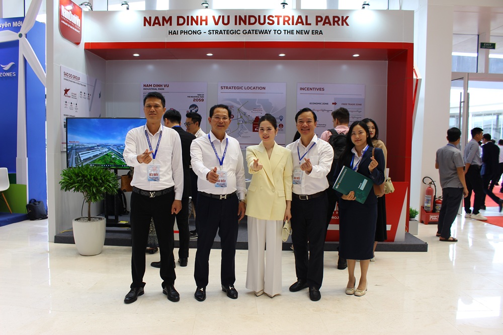 Gian hàng của KCN Nam Đình Vũ tại sự kiện ABAC III