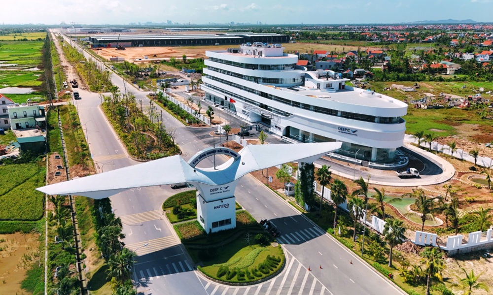 Hạ tầng KCN Bắc Tiền Phong. Ảnh: Huy Dung