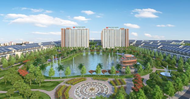 Phối cảnh Dự án Nhà ở xã hội khu đô thị Tân Phú Hưng mở rộng (phía Tây Hải Phòng) được khởi công ngày 29.3.2025