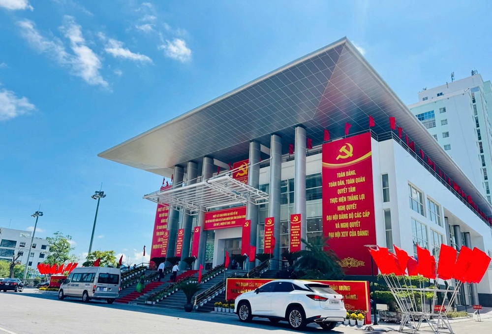 Trung tâm tổ chức Hội nghị tỉnh Quảng Ninh nơi tổ chức Đại hội Đảng bộ Ủy ban nhân dân tỉnh Quảng Ninh lần thứ I, nhiệm kỳ 2025-2030. Ảnh: Thanh Tùng