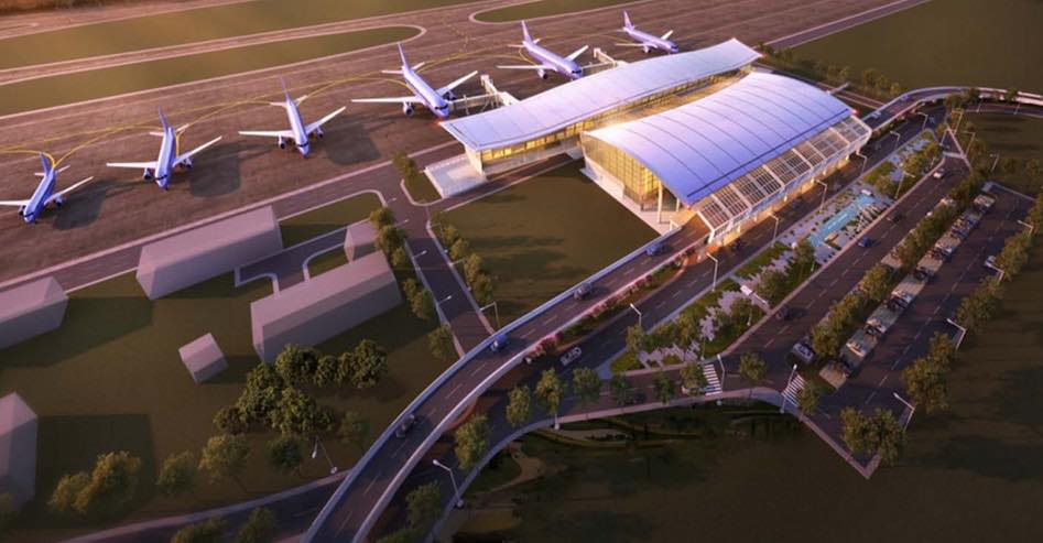 Phối cảnh Nhà ga hành khách T2 - Cảng Hàng không quốc tế Cát Bi