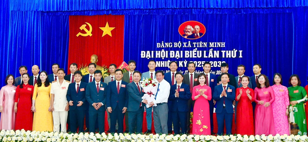 Ra mắt Ban Chấp hành Đảng bộ xã Tiên Minh gồm 29 đồng chí