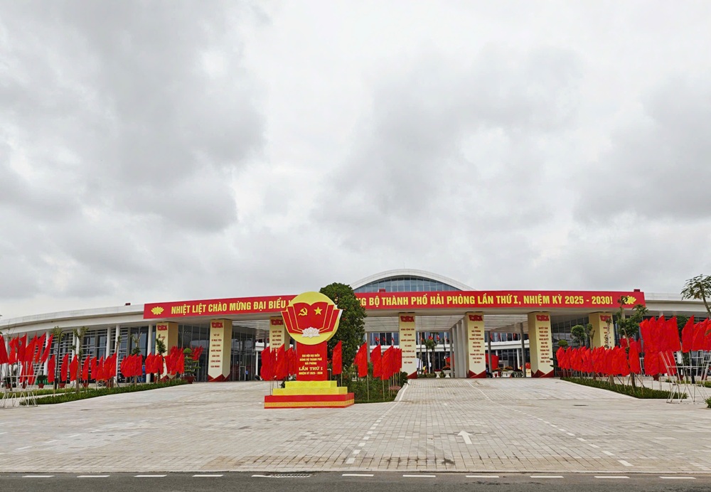 Đại hội Đảng bộ thành phố Hải Phòng lần thứ I, nhiệm kỳ 2025 - 2030 sẽ được tổ chức từ ngày 26 - 27.9 tại Trung tâm Hội nghị - Biểu diễn thành phố