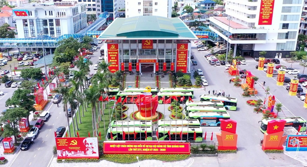 Đại hội đại biểu Đảng bộ tỉnh lần thứ XVI, nhiệm kỳ 2025-2030 diễn ra tại Trung tâm Tổ chức hội nghị tỉnh (phường Hạ Long)