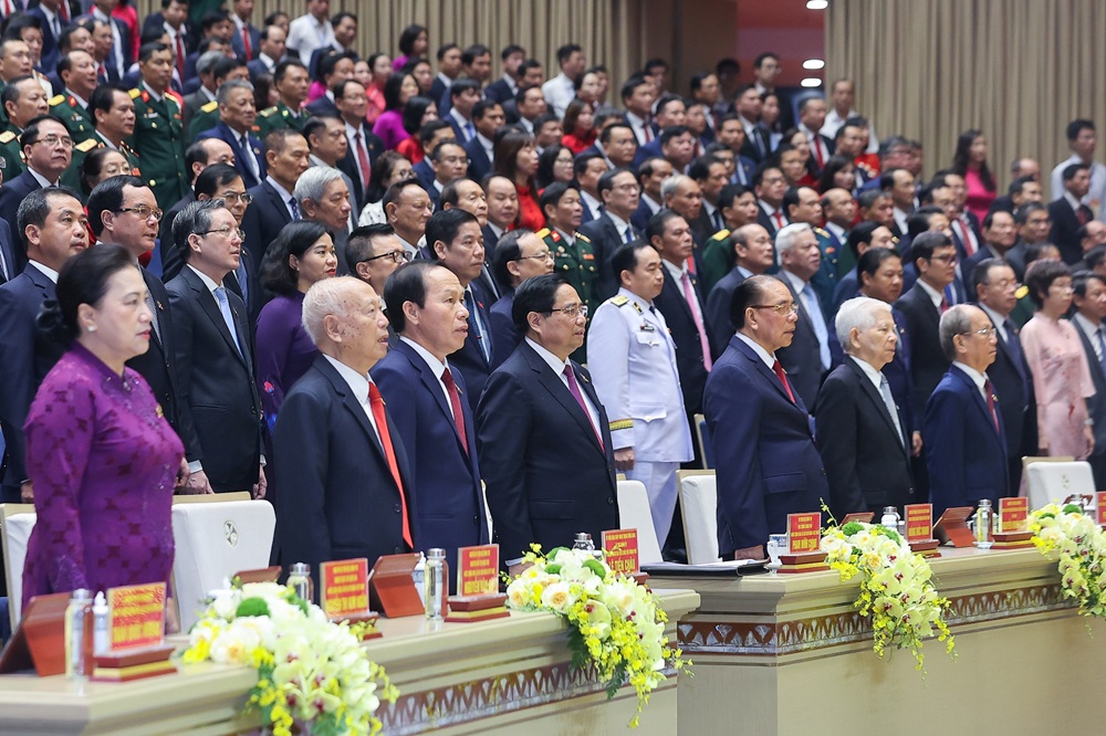 Các đại biểu dự Đại hội Đảng bộ thành phố Hải Phòng lần thứ I, nhiệm kỳ 2025-2030
