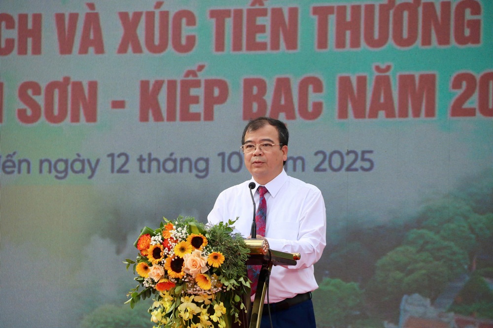 Ông Nguyễn Minh Hùng, Phó chủ tịch UBND TP. Hải Phòng phát biểu khai mạc