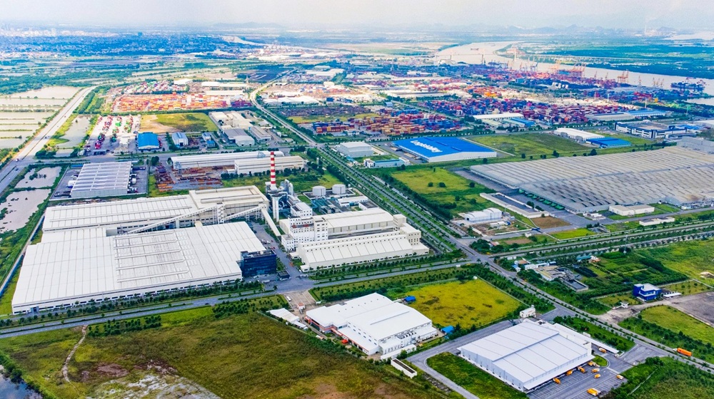 KKT Đình Vũ – Cát Hải hiện tại đã trở thành KKT ven biển thành công nhất Việt Nam, một hình mẫu về thu hút đầu tư và đóng góp cho tăng trưởng của thành phố. Trong ảnh: KCN DEEP C Hải Phòng