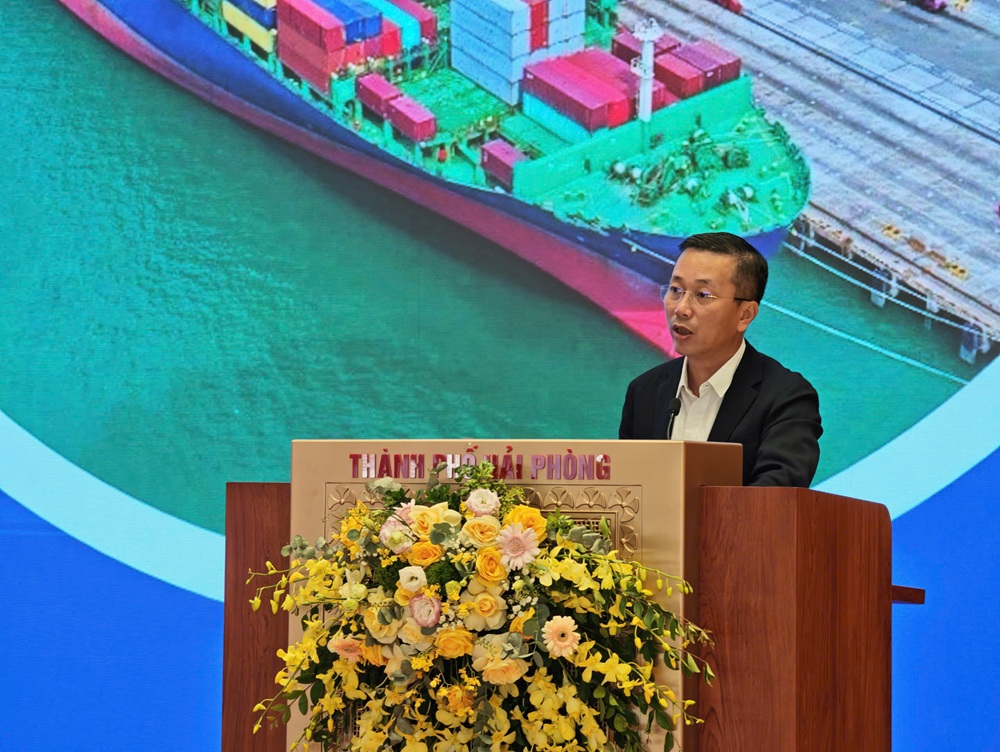 Ông Vũ Ngọc Lâm, Phó chủ tịch Hiệp hội doanh nghiệp TP. Hải Phòng, Phó tổng giám đốc Công ty cổ phần Container Việt Nam