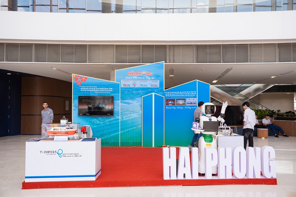 Techfest HaiPhong 2025 nơi hội tụ của nhiều công nghệ tiên tiến đột phá trong và ngoài nước.