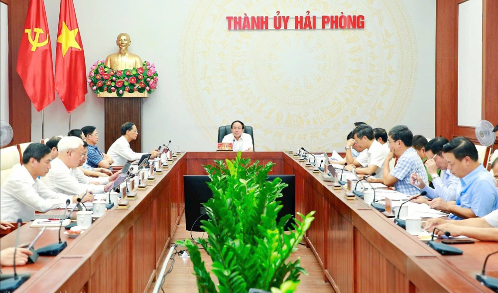Ban Thường vụ Thành ủy Hải Phòng thống nhất thông qua nhiều cơ chế, chính sách đặc thù nhằm thúc đẩy phát triển kinh tế – xã hội thành phố
