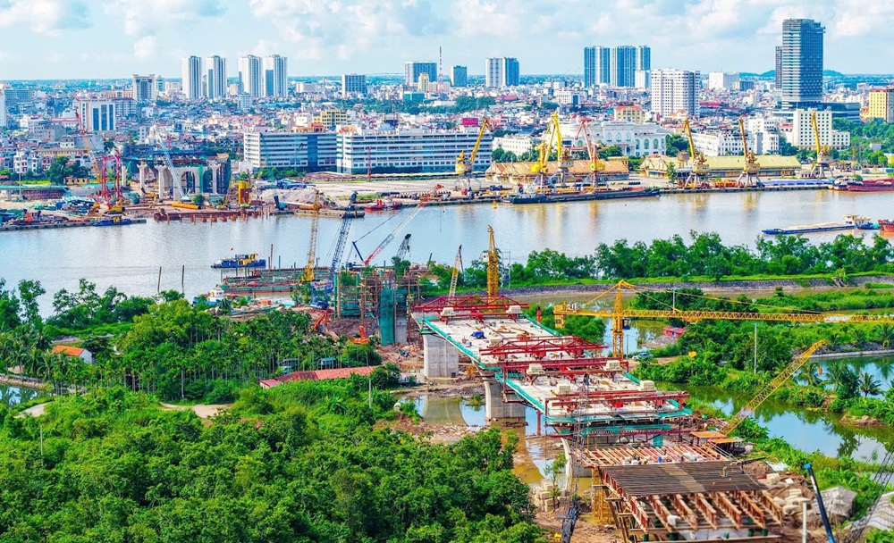 Dự án đường vành đai 2 và cầu Nguyễn Trãi bước vào giai đoạn thi công quan trọng. Ảnh: CTV