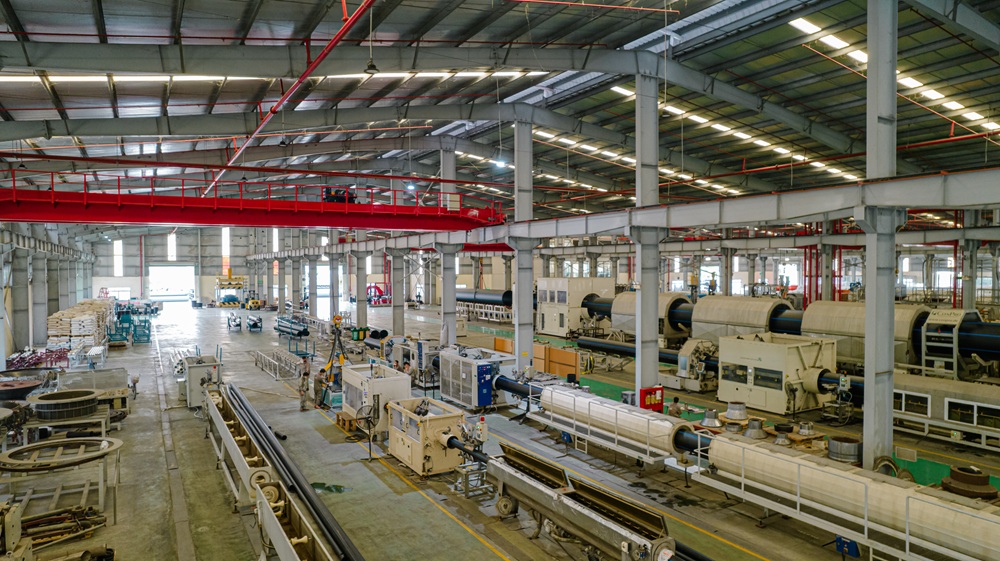 Dây chuyền sản xuất sản phẩm phụ tùng PVC hiện đại của Nhựa Tiền Phong