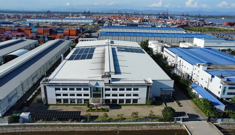 Điện mặt trời áp mái đang được triển khai tại KCN Nam Đình Vũ