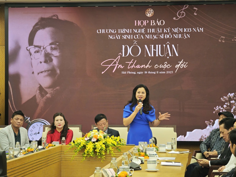 Bà Trần Thị Hoàng Mai, Giám đốc Sở Văn hoá, Thể thao và Du lịch Hải Phòng