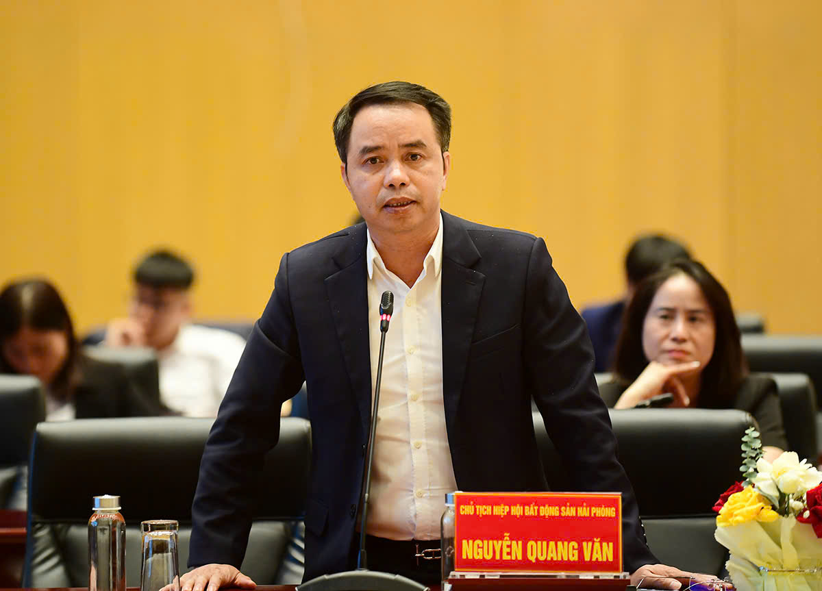 Ông Nguyễn Quang Văn, Chủ tịch Hiệp hội bất động sản Hải Phòng