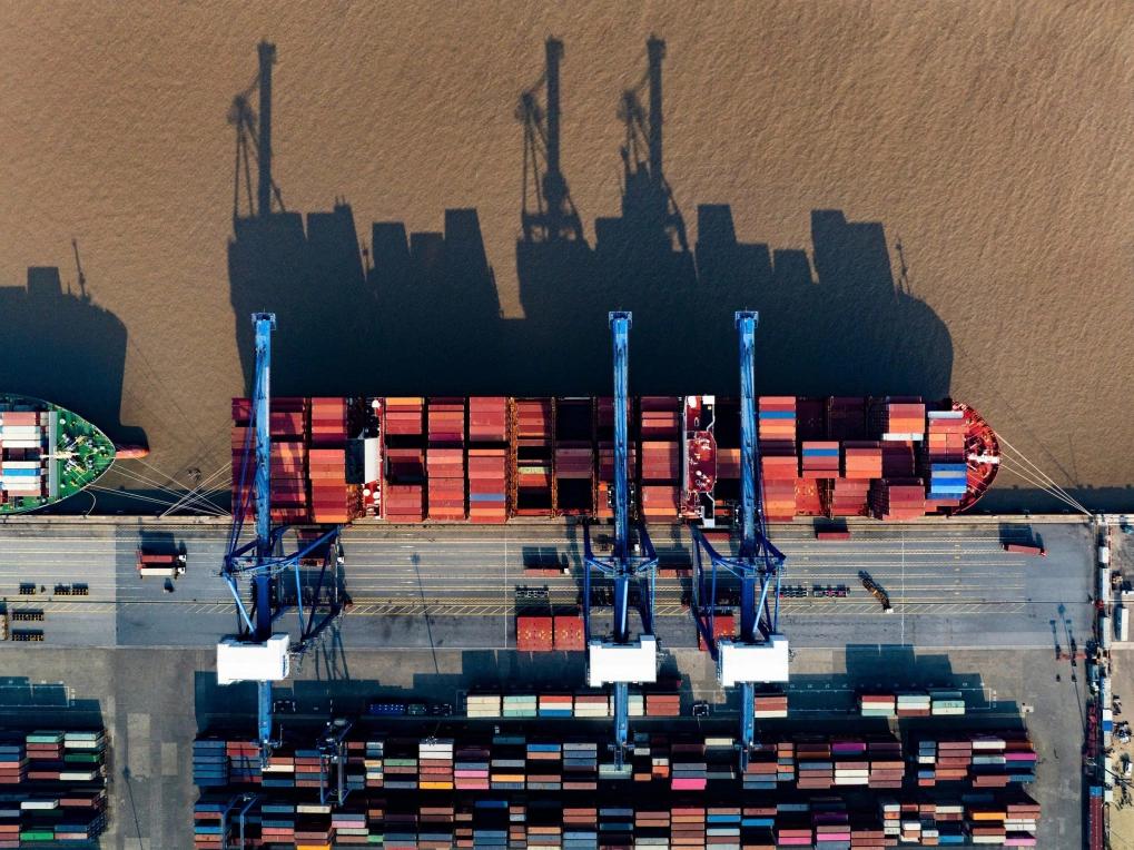 Cụm cảng nước sâu Lạch Huyện nằm trong vị trí ba của khu thương mại tự do TP Hải Phòng