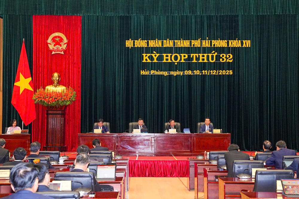 Kỳ họp thứ 32 (kỳ họp thường lệ cuối năm 2025) HĐND TP. Hải Phòng khóa XVI, nhiệm kỳ 2021 - 2026 thông qua 47 nghị quyết