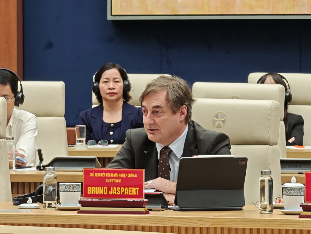 Ông Bruno Jaspaert, Chủ tịch EuroCham Việt Nam. Ảnh: Thanh Sơn