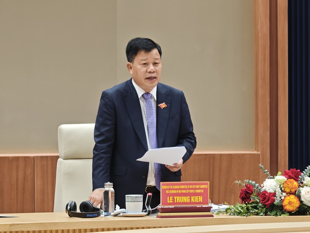 Ông Lê Trung Kiên, Phó chủ tịch UBND TP. Hải Phòng. Ảnh: Thanh Sơn