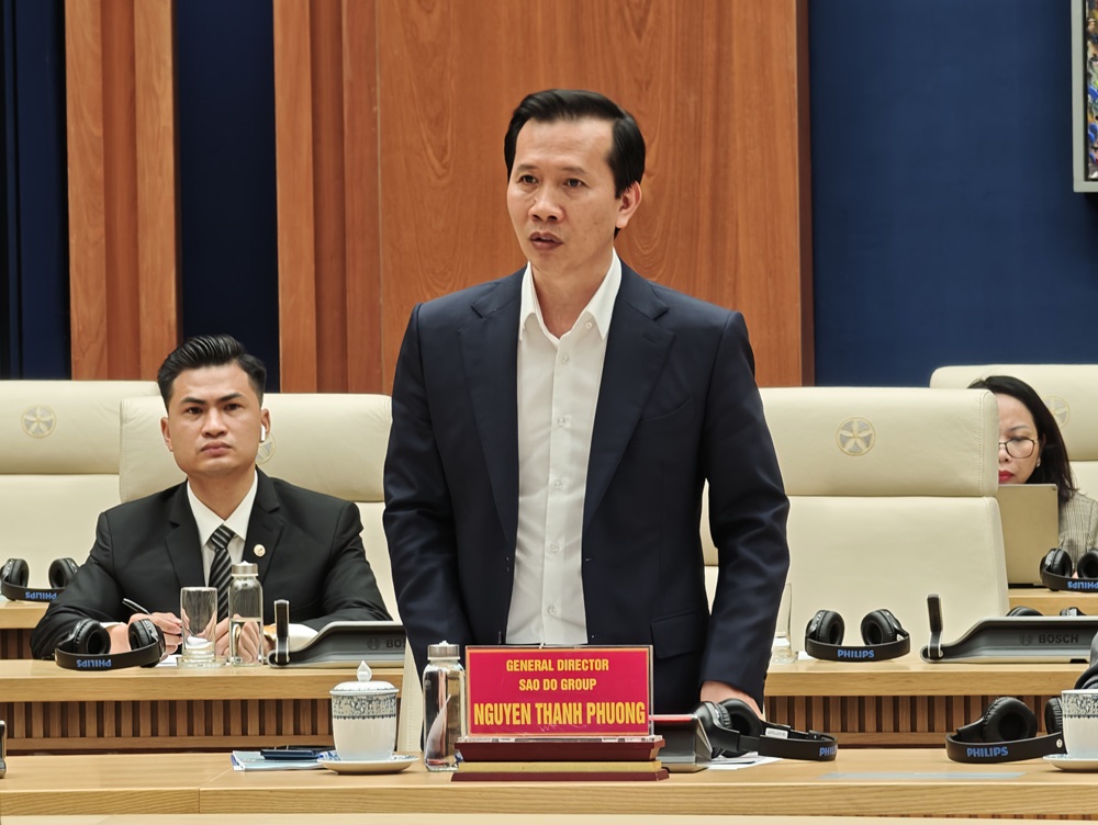 Ông Nguyễn Thành Phương, Tổng giám đốc Tập đoàn Đầu tư Sao Đỏ. Ảnh: Thanh Sơn