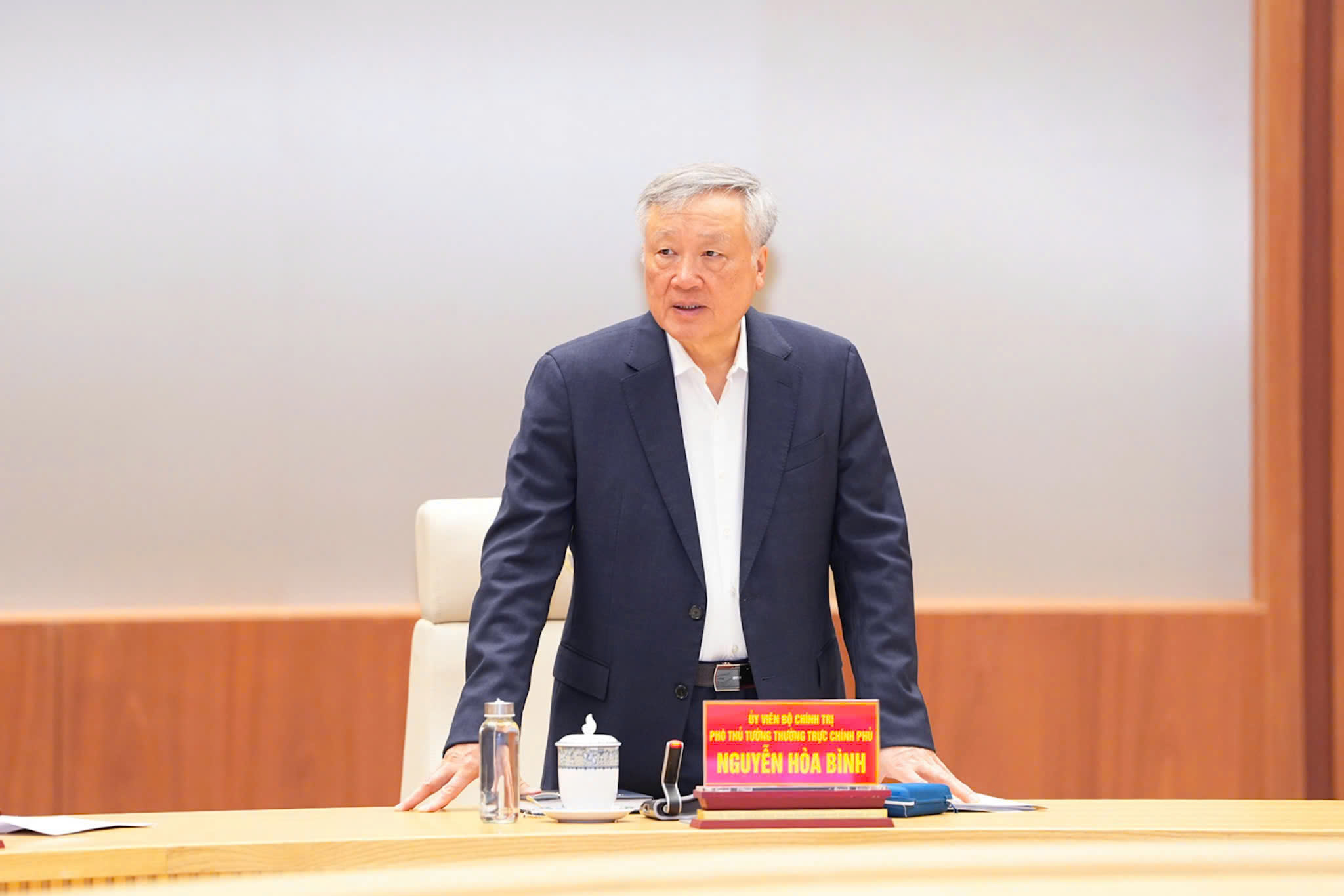 Phó thủ tướng Thường trực Chính phủ Nguyễn Hoà Bình khẳng định, Hải Phòng tiếp tục là một cực tăng trưởng quan trọng của vùng và của đất nước