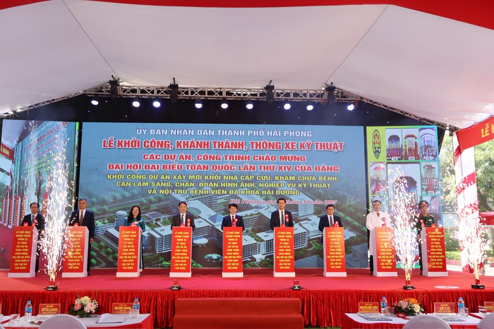 Khởi c&ocirc;ng Dự &aacute;n x&acirc;y mới c&aacute;c khối nh&agrave; cấp cứu, nghiệp vụ kỹ thuật v&agrave; cận l&acirc;m s&agrave;ng; nghiệp vụ kỹ thuật, cận l&acirc;m s&agrave;ng v&agrave; nội tr&uacute;; kh&aacute;m, h&agrave;nh ch&iacute;nh, nghiệp vụ kỹ thuật v&agrave; nội tr&uacute;, Bệnh viện Đa khoa Hải Dương