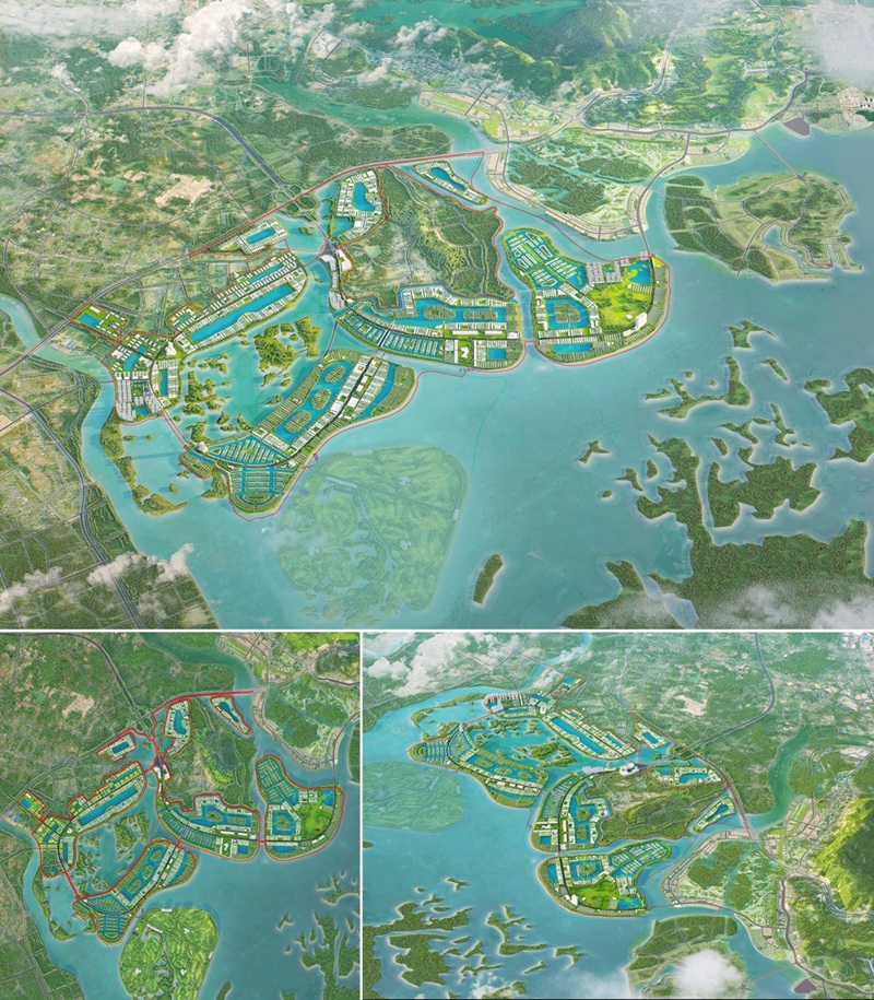 Phối cảnh Dự &aacute;n Khu đ&ocirc; thị Hạ Long Xanh