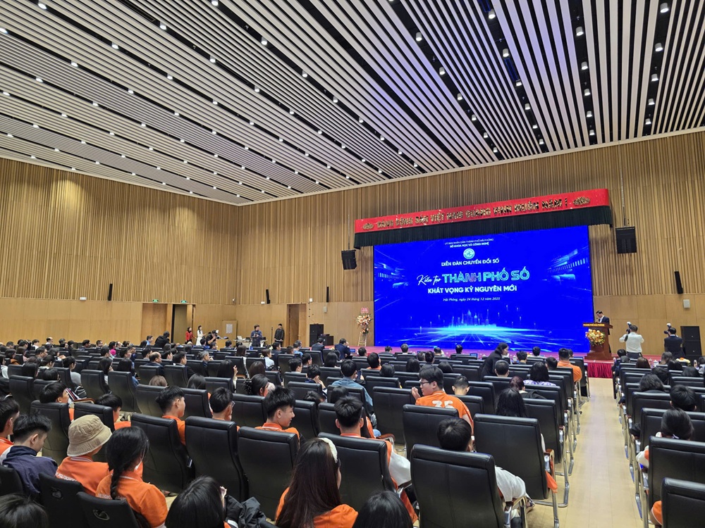 Diễn đ&agrave;n chuyển đổi số Hải Ph&ograve;ng năm 2025