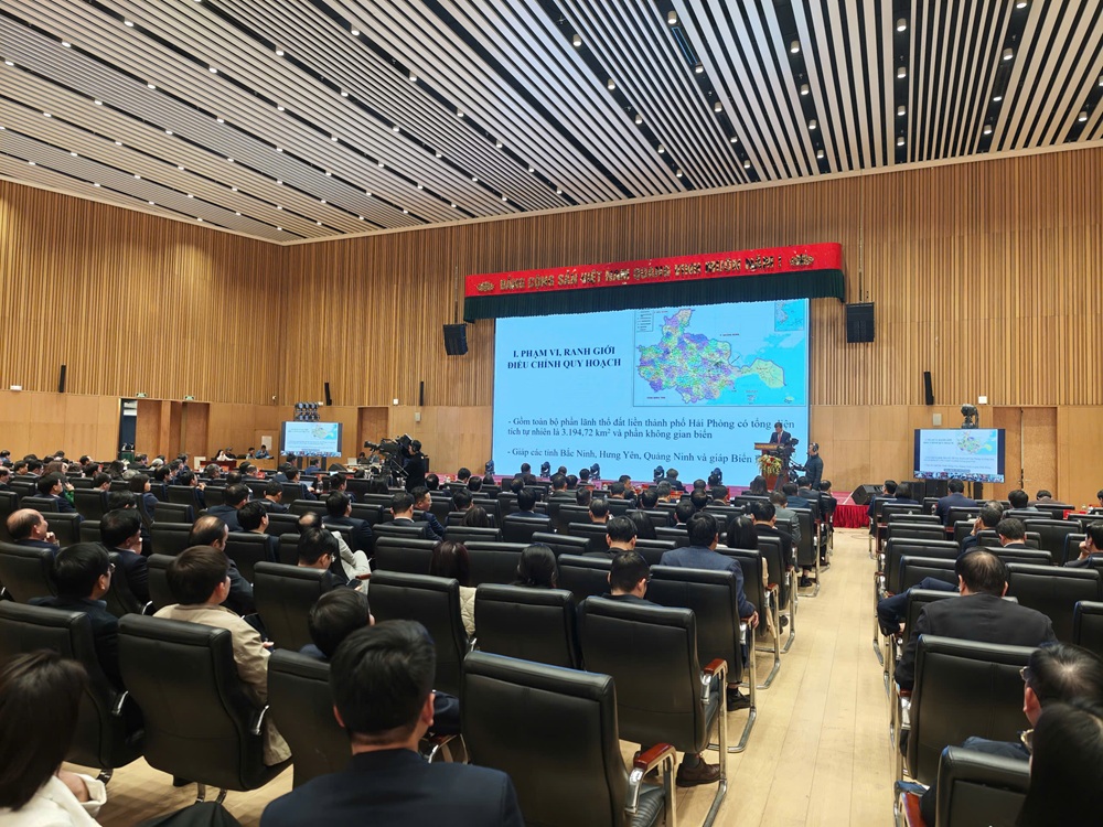 Hội nghị công bố quyết định điều chỉnh Quy hoạch thành phố Hải Phòng diễn ra chiều 9/1