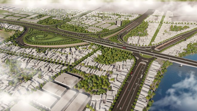 Phối cảnh Dự &aacute;n đầu tư x&acirc;y dựng tuyến đường nối Quốc lộ 5 với Quốc lộ 10 đoạn qua địa b&agrave;n quận Kiến An. Ảnh- Ban quản l&yacute; Dự &aacute;n đầu tư x&acirc;y dựng c&aacute;c c&ocirc;ng tr&igrave;nh giao th&ocirc;ng v&agrave; n&ocirc;ng nghiệp Hải Ph&ograve;ng