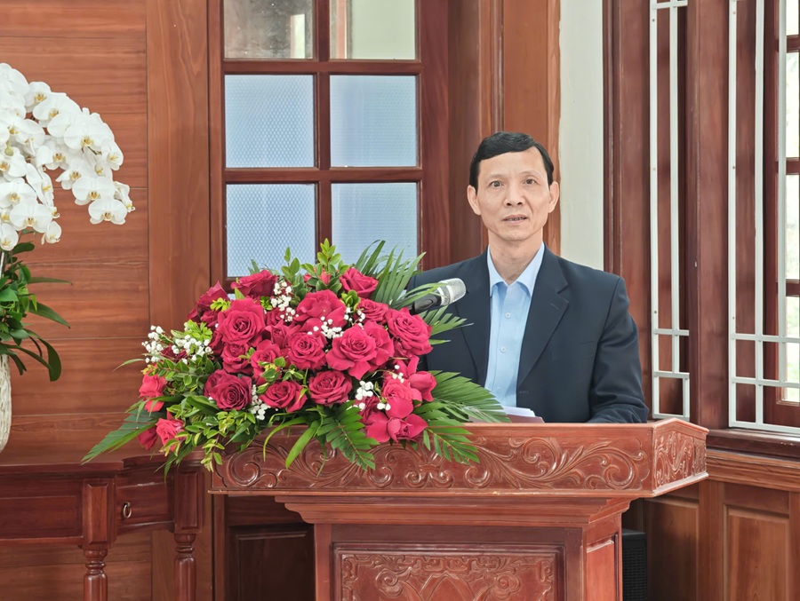 Ông Đỗ Thanh Bình, Phó giám đốc Sở Văn hóa, Thể thao và Du lịch Hải Phòng thông tin về Lễ hội