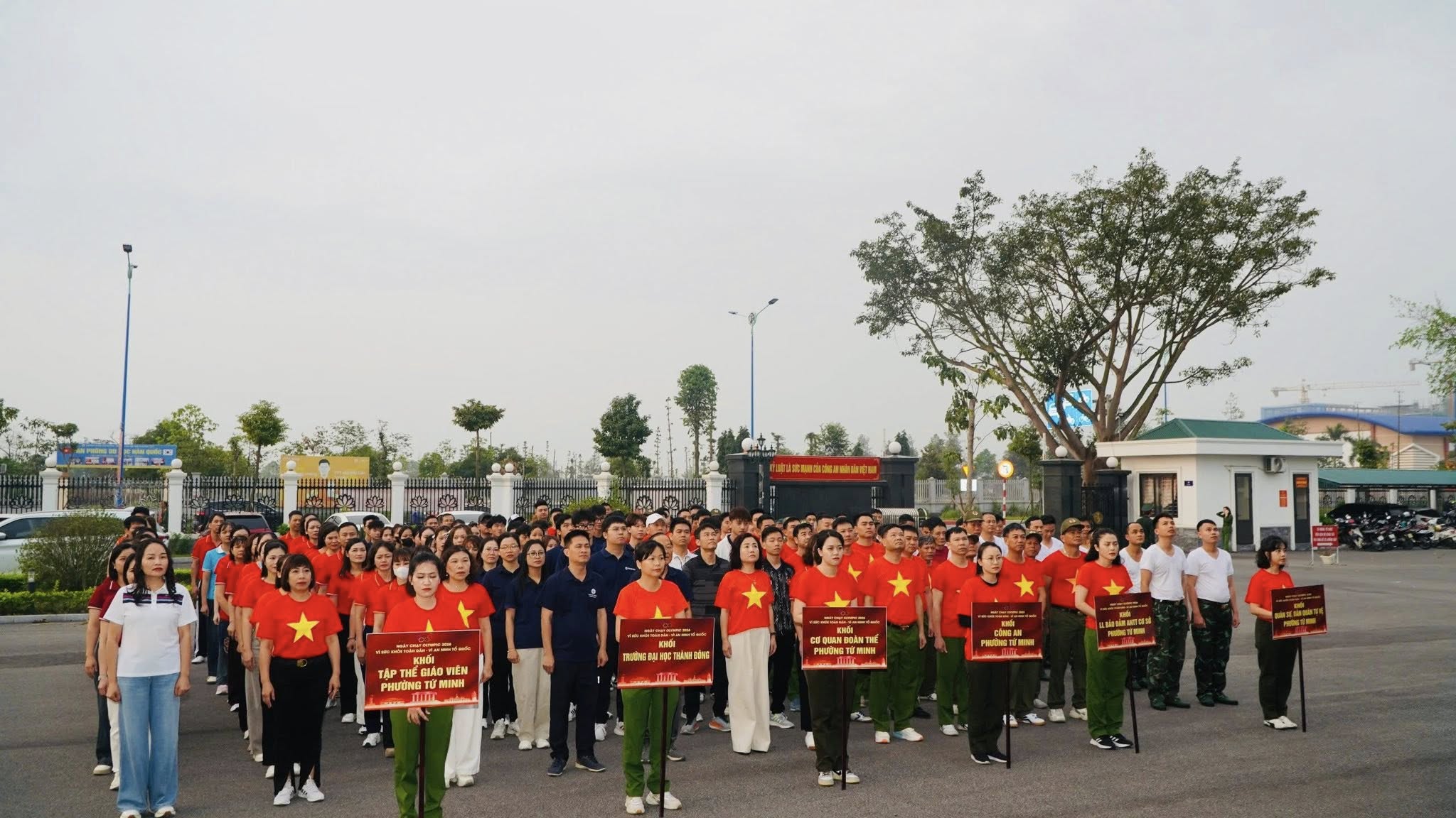 Ng&agrave;y chạy Olympic 2026 tại điểm cầu phường Tứ Minh