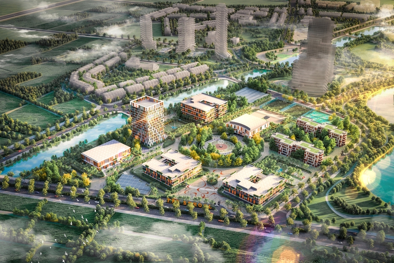 Phối cảnh chung Tổ hợp giáo dục FPT Hải Phòng