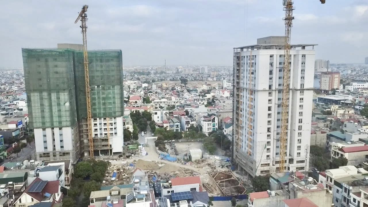 Dự án chung cư Tạ Quang Bửu (Tây Hải Phòng) đang được xây dựng