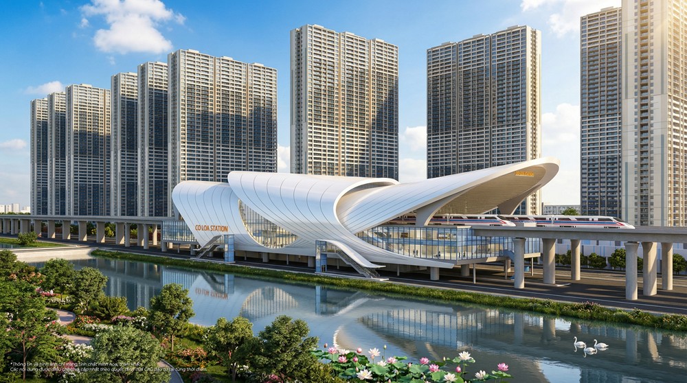 Phối cảnh Ga Cổ Loa