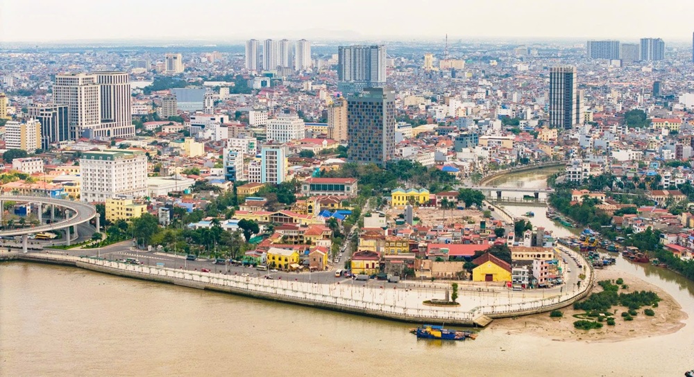 Th&agrave;nh phố Hải Ph&ograve;ng tập trung ph&aacute;t triển đồng bộ hạ tầng giao th&ocirc;ng, đ&ocirc; thị trong giai đoạn mới. Ảnh- CTV