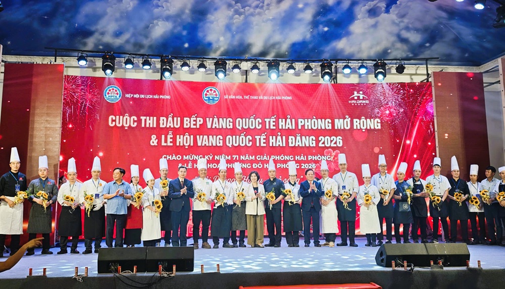Cuộc thi Đầu bếp v&agrave;ng quốc tế - Hải Ph&ograve;ng mở rộng 2026 v&agrave; Li&ecirc;n hoan rượu vang quốc tế