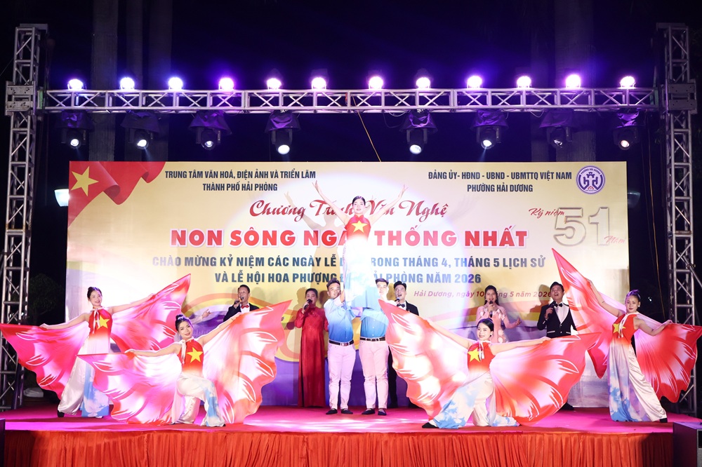 Phường Hải Dương tổ chức Chương tr&igrave;nh nghệ thuật đặc sắc ch&agrave;o mừng c&aacute;c ng&agrave;y lễ lớn v&agrave; Lễ hội Hoa Phượng Đỏ 2026
