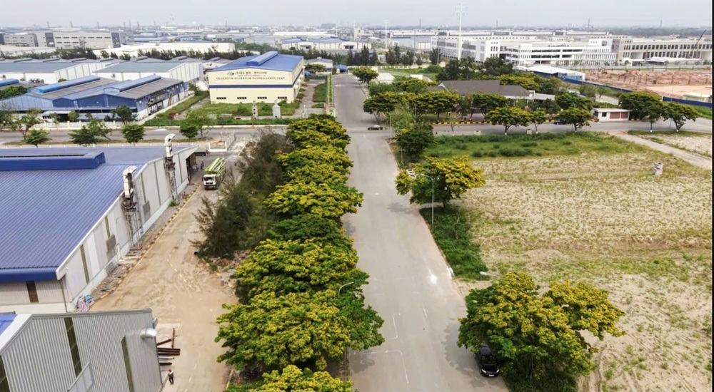 Khu c&ocirc;ng nghiệp Đại An, phường Tứ Minh