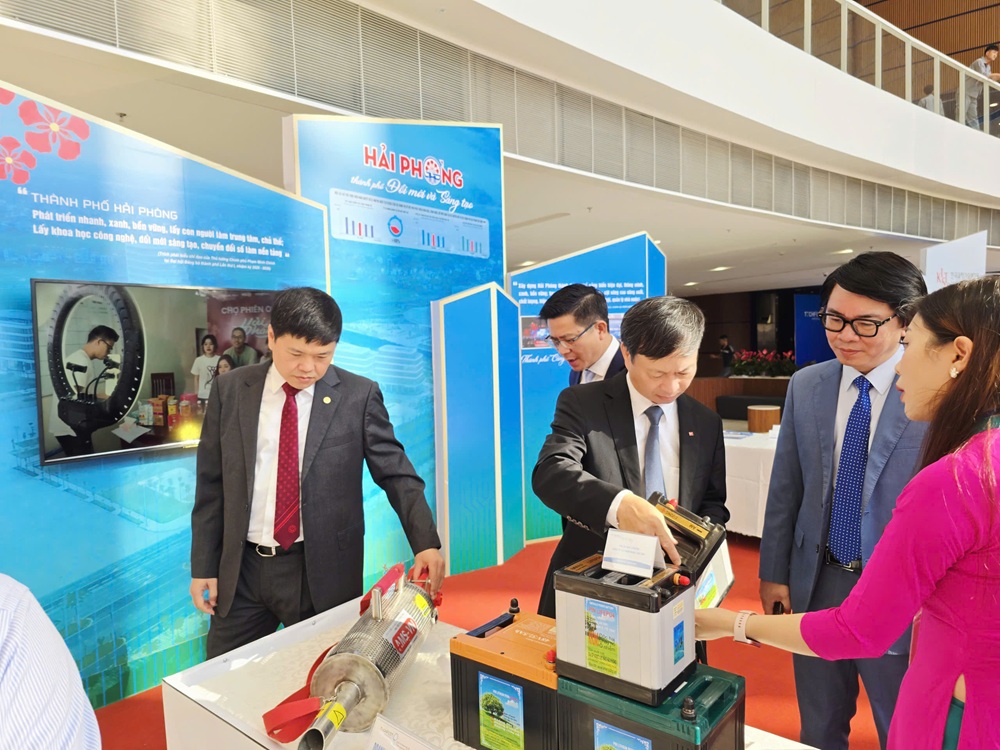 Triển lãm sản phẩm công nghệ tại Techfest Haiphong 2025